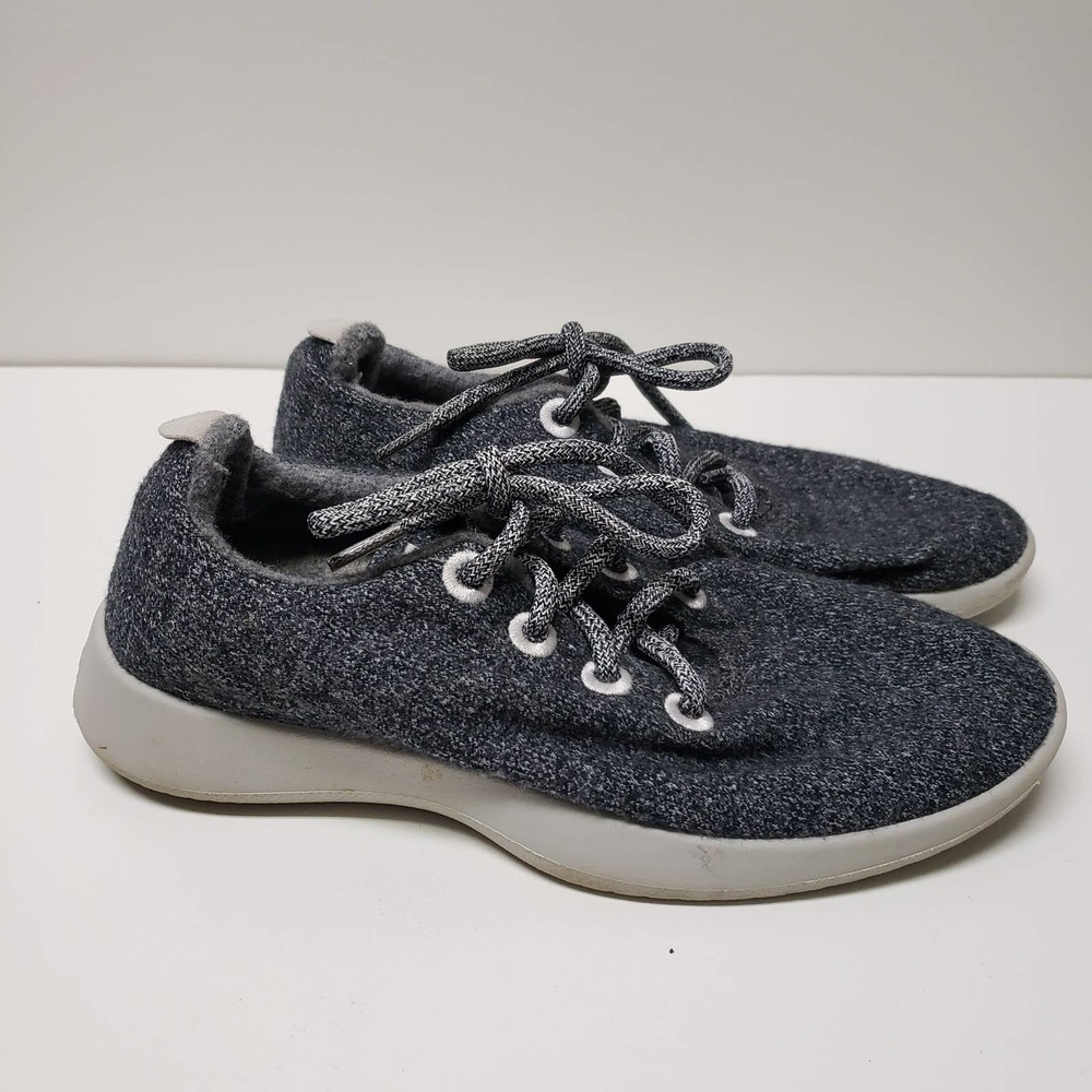 ALLBIRDS Womens Sz 7 Gray Merino Wool Runners Low Top Sneakers